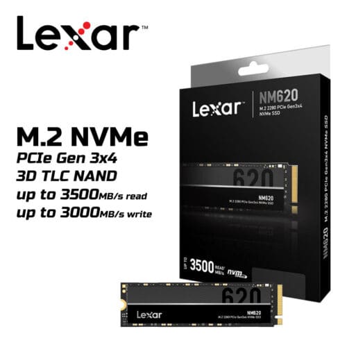 Disque SSD LEXAR LNM620 512GO M 2 NVMe Tunewtec Tunisie