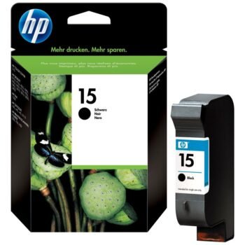 Cartouche D’encre HP 15 Noir Original Grande Contenance (C6615DE)