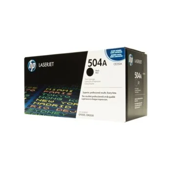 Toner LaserJet HP 504A Noir Original (CE250A)