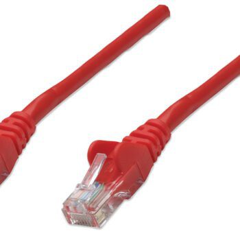 Patch Câble RJ45 Cat 6 UTP 0.5m Intellinet Rouge