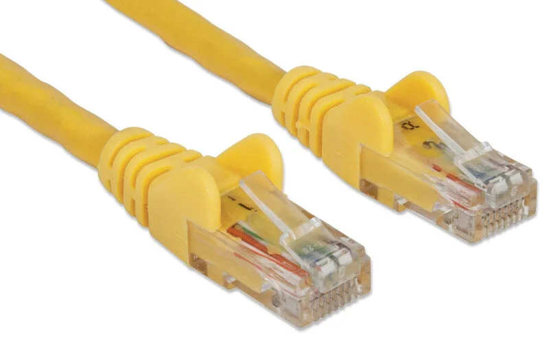 Patch Câble Rj45 Cat 6 Utp 1M Intellinet Jaune