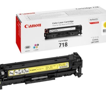 Toner Laser Canon 718 Jaune (EP718-J)