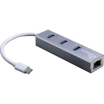 Adaptateur LAN Argus RJ45 USB Type C 3.0 Inter-tech Silver
