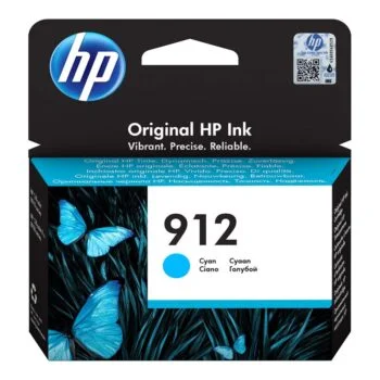 Cartouche d'encre HP 912 cyan (3YL77AE)