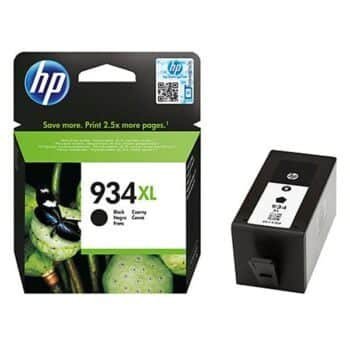 Cartouche Jet D’encre HP 934XL Noir Original (c2p23ae)