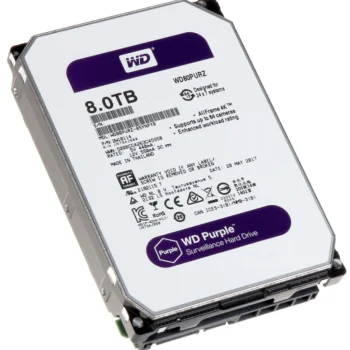 Disque Dur Interne 3.5″ Western Digital Purple 8 To pour la vidéosurveillance