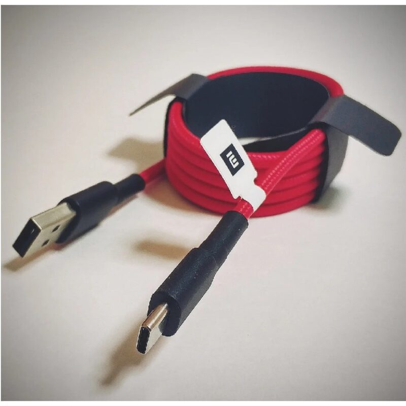 Câble Xiaomi Mi Braided Usb Type-C Rouge (18863) – Image 2
