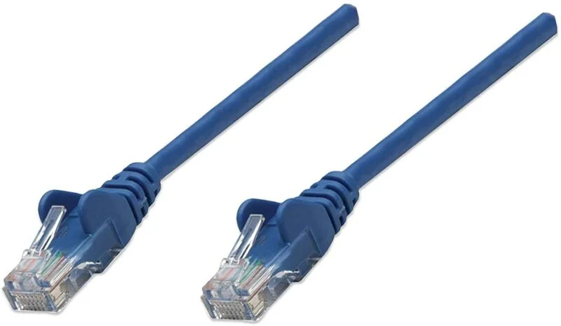 Patch Câble Rj45 Cat 6 Utp 3M Intellinet Bleu