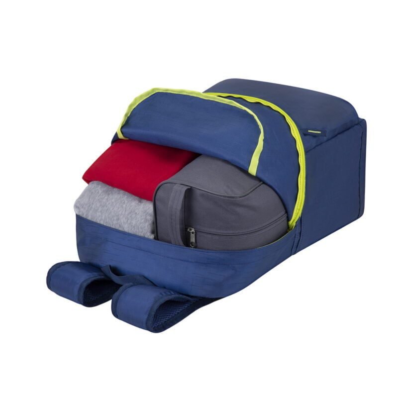 Sac a dos 24L Lite Urban Rivacase 5562 Bleu & Gris & Rouge – Image 3