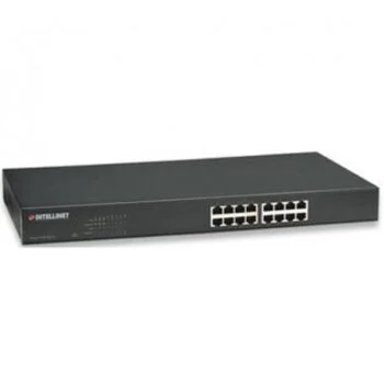 Switch 16-Port 10/100Base-TX Fast Ethernet PoE+ INTELLINET (560849)