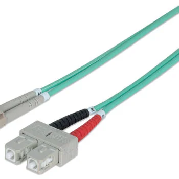 Cable FO, Dx, Multimode LC/SC, 50/125 , OM3 1m Intellinet