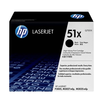 Toner LaserJet HP 51X Noir Original (Q7551X)