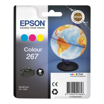 Cartouche d'encre 3 Couleurs Pour Epson Wf-100W