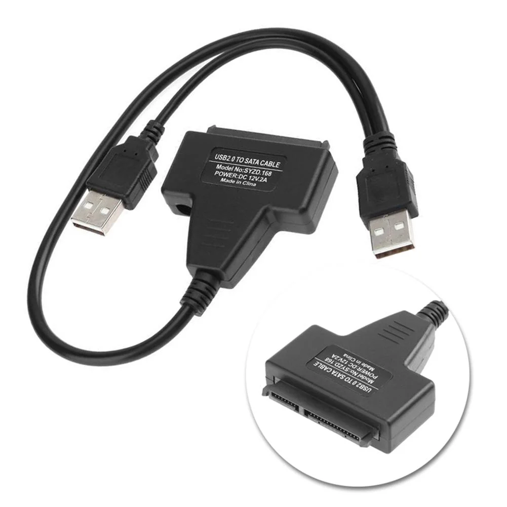 Adaptateur HDD SATA VERS USB 2.0 - double USB - Tunewtec Tunisie