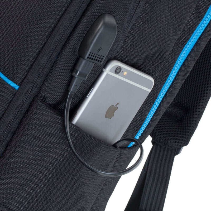 Sac A Dos Gaming 17.3'' Rivacase 7860 Bleu – Image 5