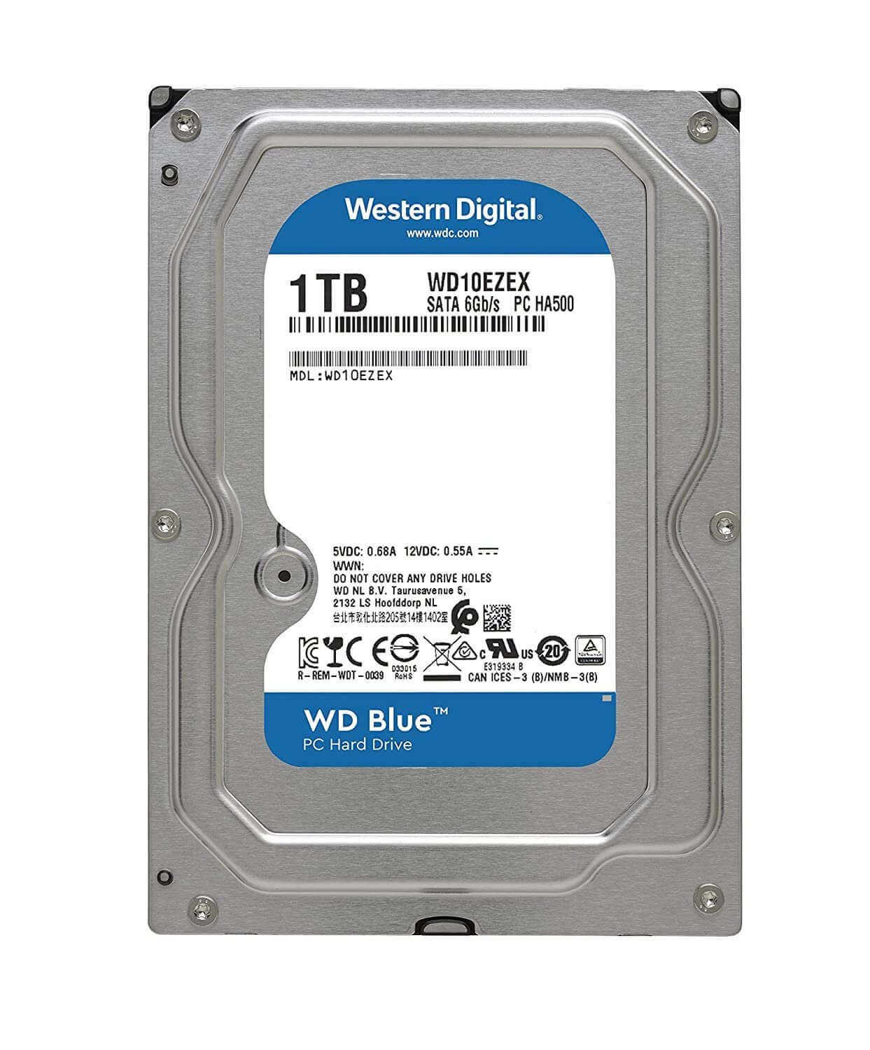 Disque Dur Interne WESTERN DIGITAL BLUE 1To 3 5 WD10EZEX Tunewtec 