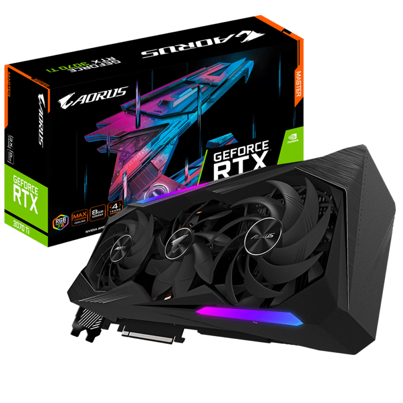 Carte Graphique Gigabyte AORUS GeForce RTX 3070 Ti MASTER 8Go
