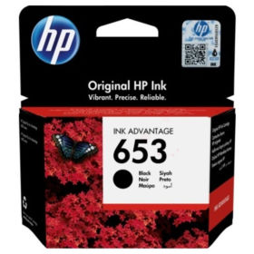 Cartouche D’encre HP 653 Noir Original (3ym75ae)