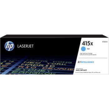 Toner LaserJet HP 415X Cyan Original (W2031X)