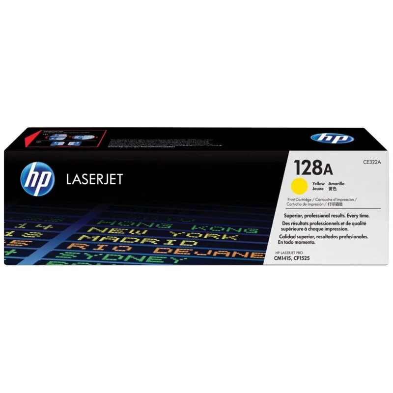 Toner Laserjet Hp 128A Jaune Original (Ce322A)