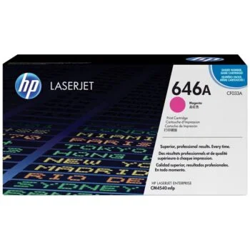 Toner LaserJet HP 646A Magenta Original (CF033A)