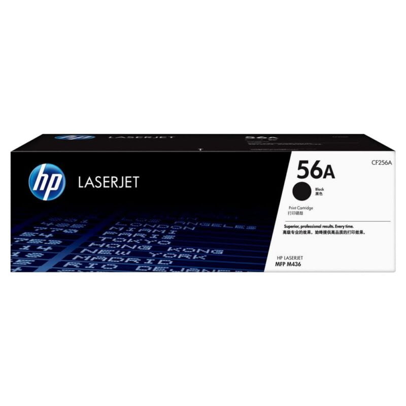 Toner Laserjet Hp 56A Noir Original (Cf256A)
