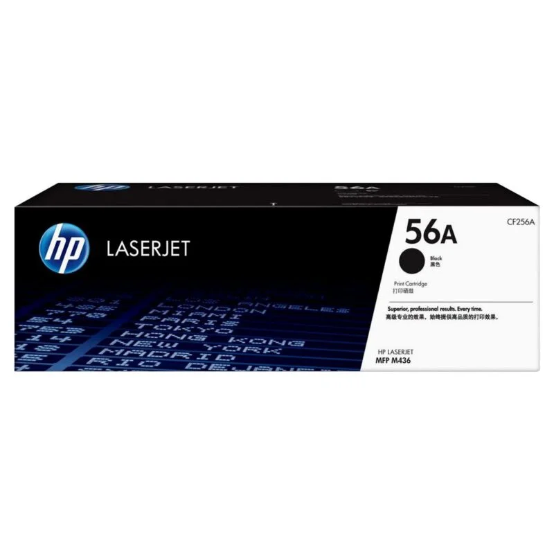 Toner Laserjet Hp 56A Noir Original (Cf256A)