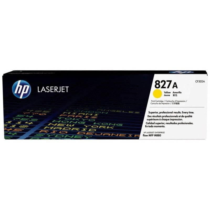 Toner LaserJet HP 827A Jaune Original (CF302A)