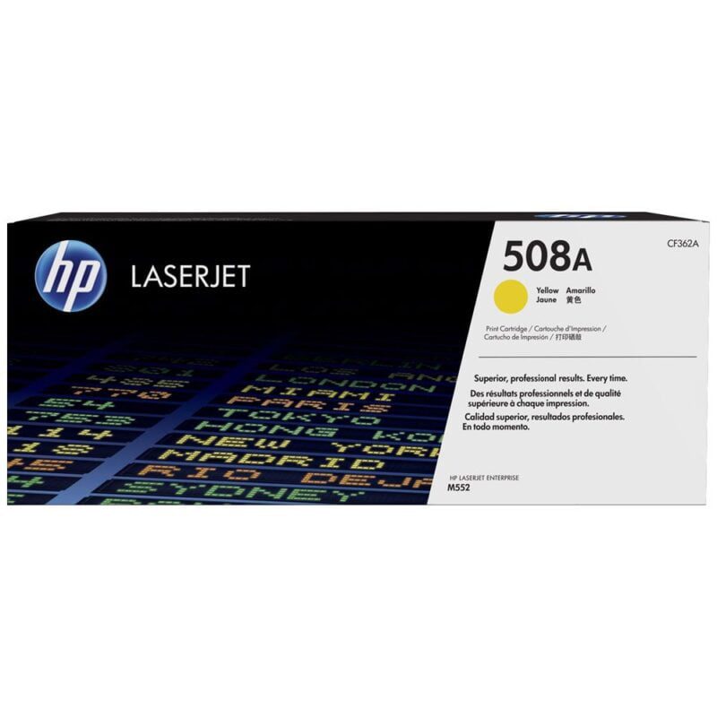 Toner Laserjet Hp 508A Jaune Original (Cf362A)