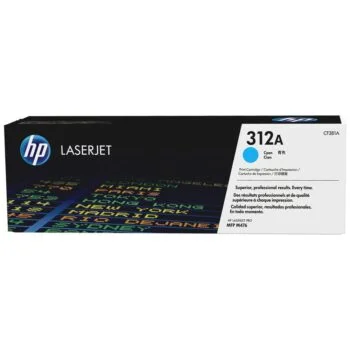 Toner LaserJet HP 312A Cyan Original (CF381A)