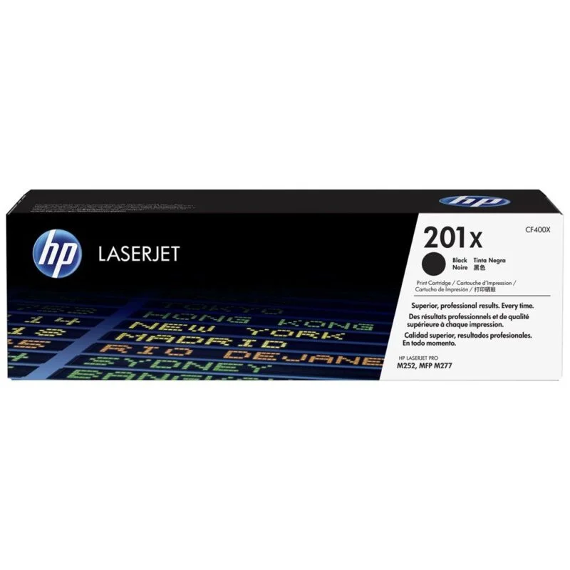 Toner Laserjet Hp 201X Noir Original (Cf400X)