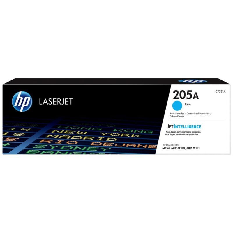 Toner Laserjet Hp 205A Cyan Original (Cf531A)