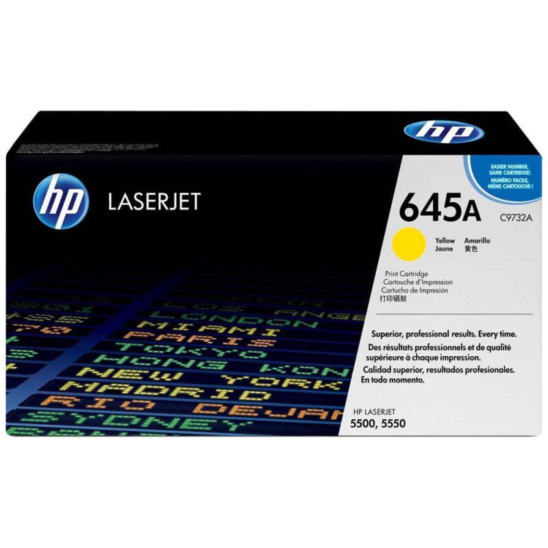 Toner Laserjet Hp 645A Jaune Original (C9732A)
