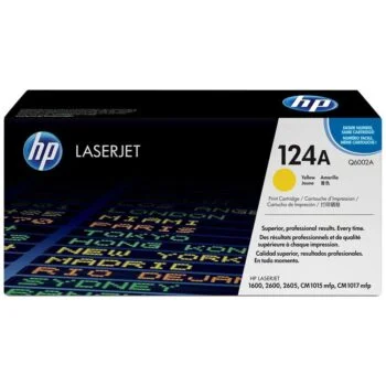 Toner Laserjet HP 124A Jaune Original (Q6002A)