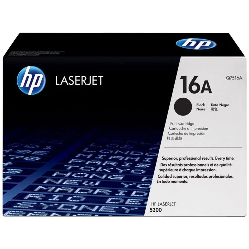 Toner Laserjet Hp 16A Noir Original (Q7516A)