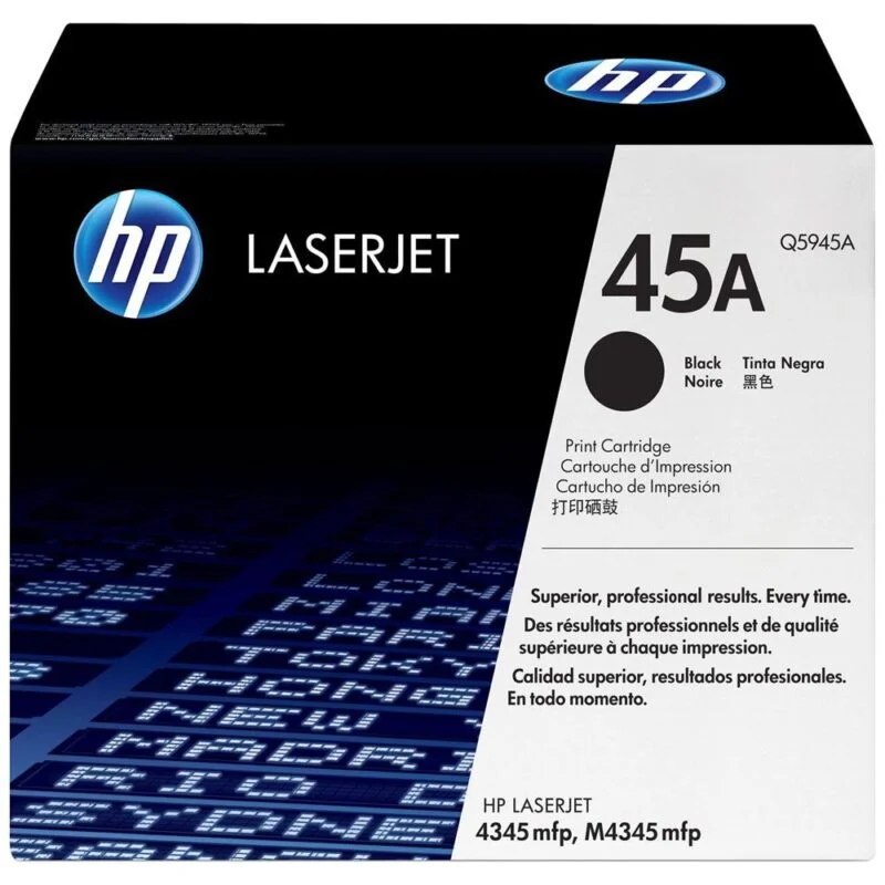 Toner Laserjet Hp 45A Noir Original (Q5945A)