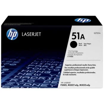 Toner LaserJet HP 51A Noir Original (Q7551A)