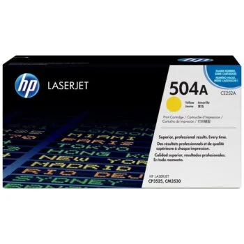 Toner LaserJet HP 504A Jaune Original (CE252A)