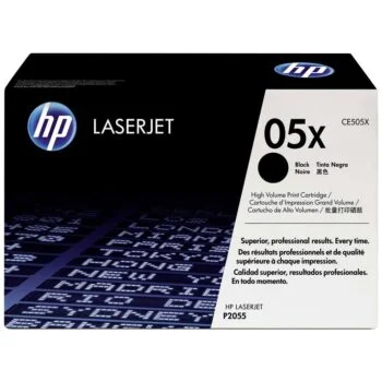 Toner LaserJet HP 05X Noir Original (CE505X)