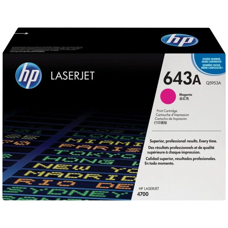 Toner Laserjet Hp 643A Magenta Original (Q5953A)