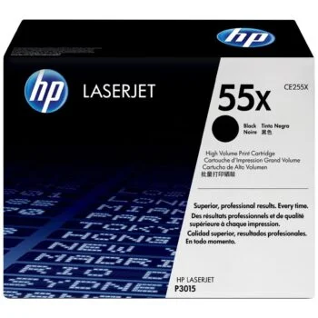 Toner Laserjet Original HP 55X Noir (CE255X)