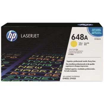 Toner LaserJet HP 648A Jaune Original (CE262A)