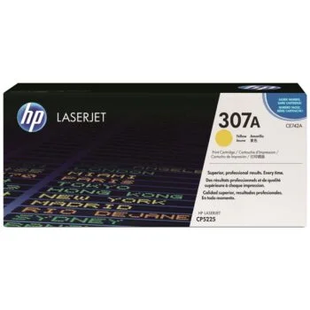 Toner LaserJet HP 307A JAUNE Original (CE742A)