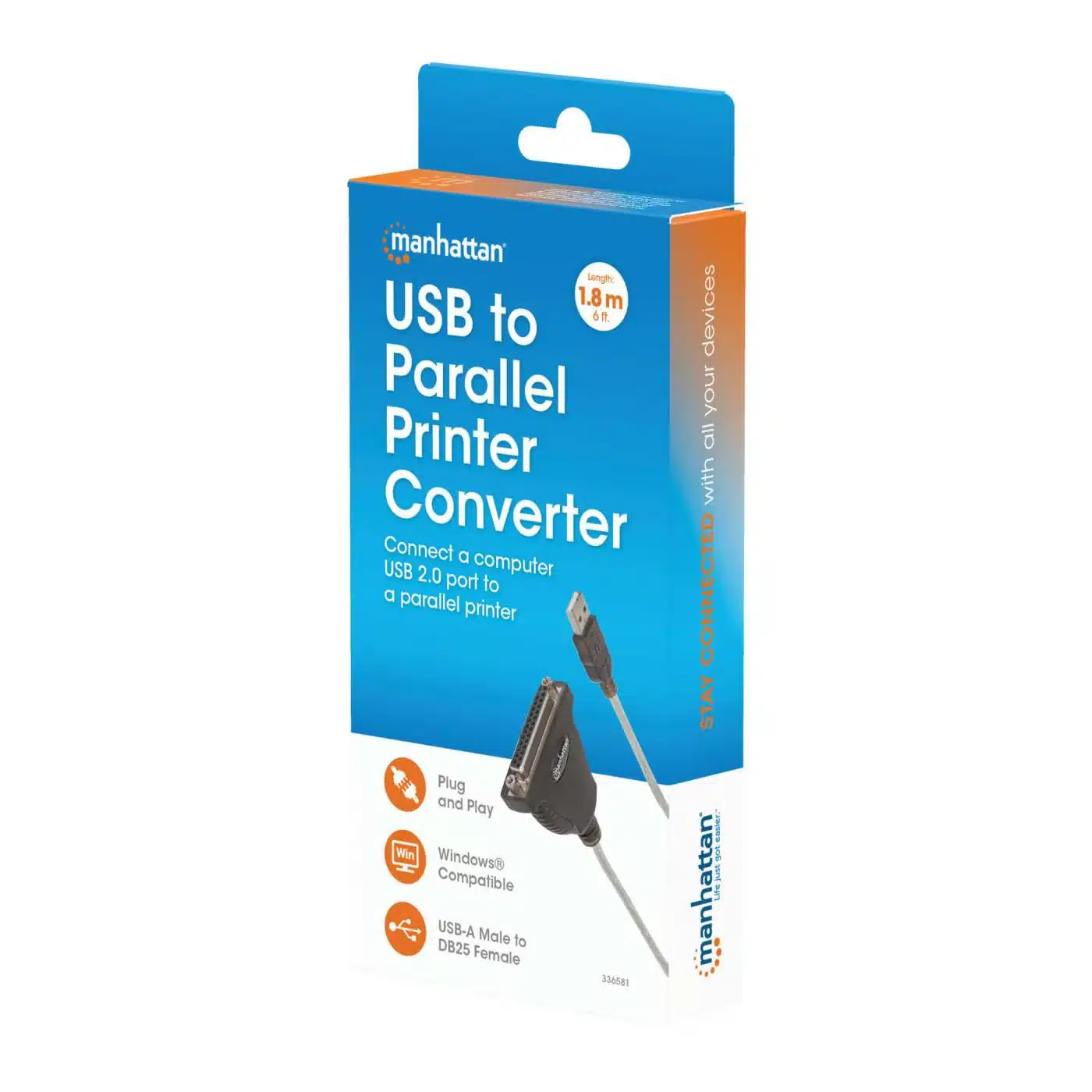 Convertisseur Usb Paralléle Db25 Femelle Manhattan 2 Convertisseur Usb Paralléle Db25 Femelle Manhattan