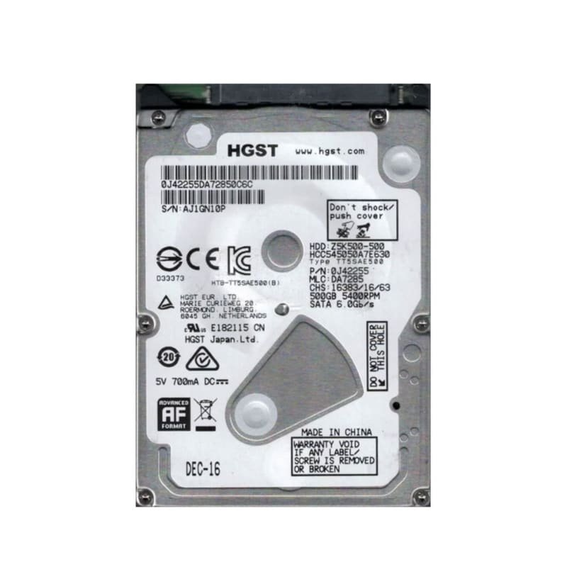 Disque Dur Interne HGST - HTS541010A9E680 HD 1To 2,5'' SATA II 5400