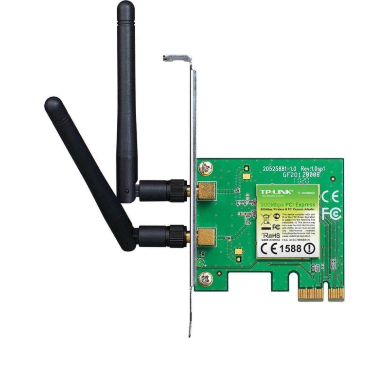 Carte Pci Express Wifi N 300Mbps Tp-Link Low Profile (Tl-Wn881Nd)