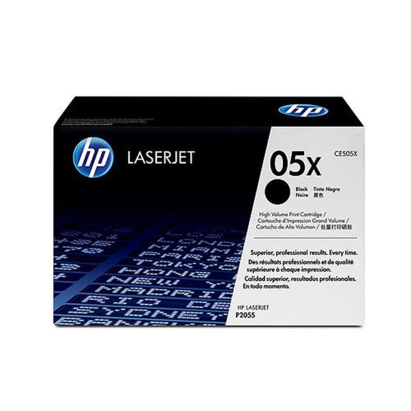 Pack De 2 Toners Hp 05X Noir Original (Ce505Xd)