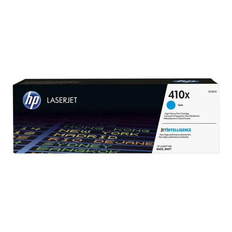 Toner Laserjet Hp 410X Cyan Original (Cf411X)