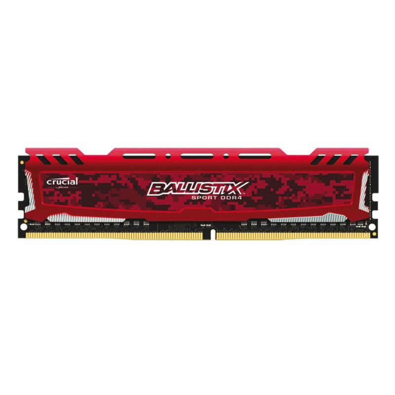 Barrette Mémoire GAMER CRUCIAL BALLISTIX SPORT 16 Go (BLS16G4D26BFSE)