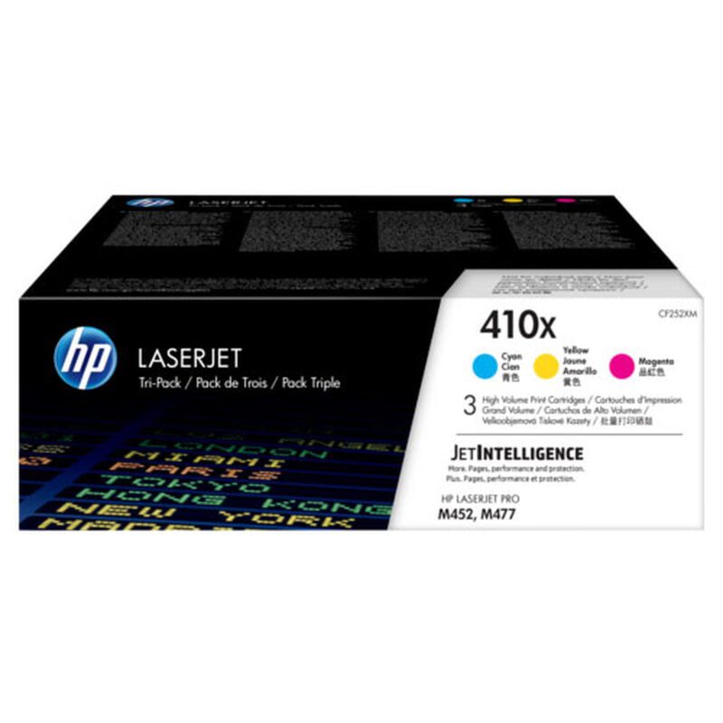 Pack De 3 Toners Laserjet Hp 410X Couleurs (Cf252Xm)